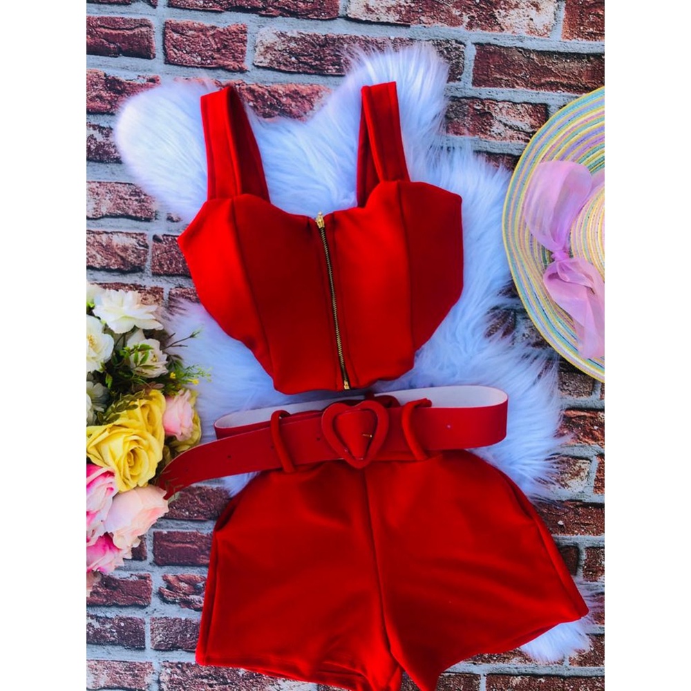 Conjunto Feminino Short e Blusa Top — imagem 2 de 2