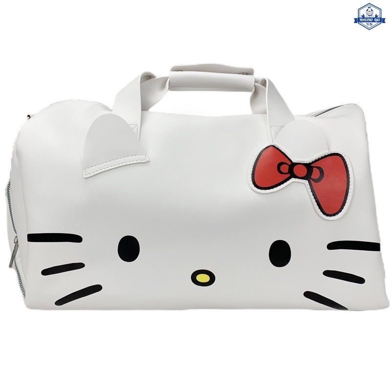 Olá Kitty Dos Desenhos Animados Bonito Bolsa De Um Ombro Grande Capacidade crossbody Saco De Viagem Seco Molhado Separação fitness Natação