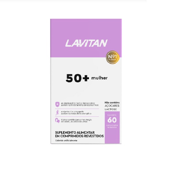 LAVITAN 50+ MULHER 60 COMP