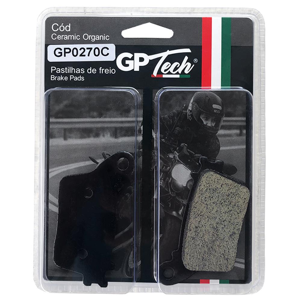 Pastilha Freio GP TECH 0270C (T) CB 600F Hornet 2008- / CBR 1000 Fireblade / Suzuki GSX-R 750 2011-