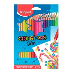 Lápis de cor Color''Peps Star 36 cores 832017ZV Maped