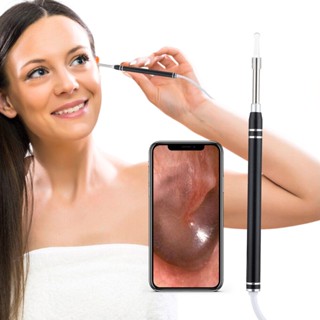 Limpador De Orelha Visual Inteligente Sem Fio Ferramenta Removedor De Cera De Ouvido Com Câmera HD Kit De Limpeza Colher Para Android