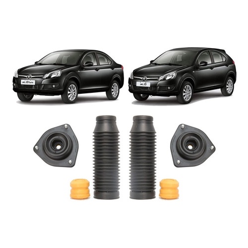 2 Kit Batente Suspensão Dianteira Jac J3 13 2014  2015 2016