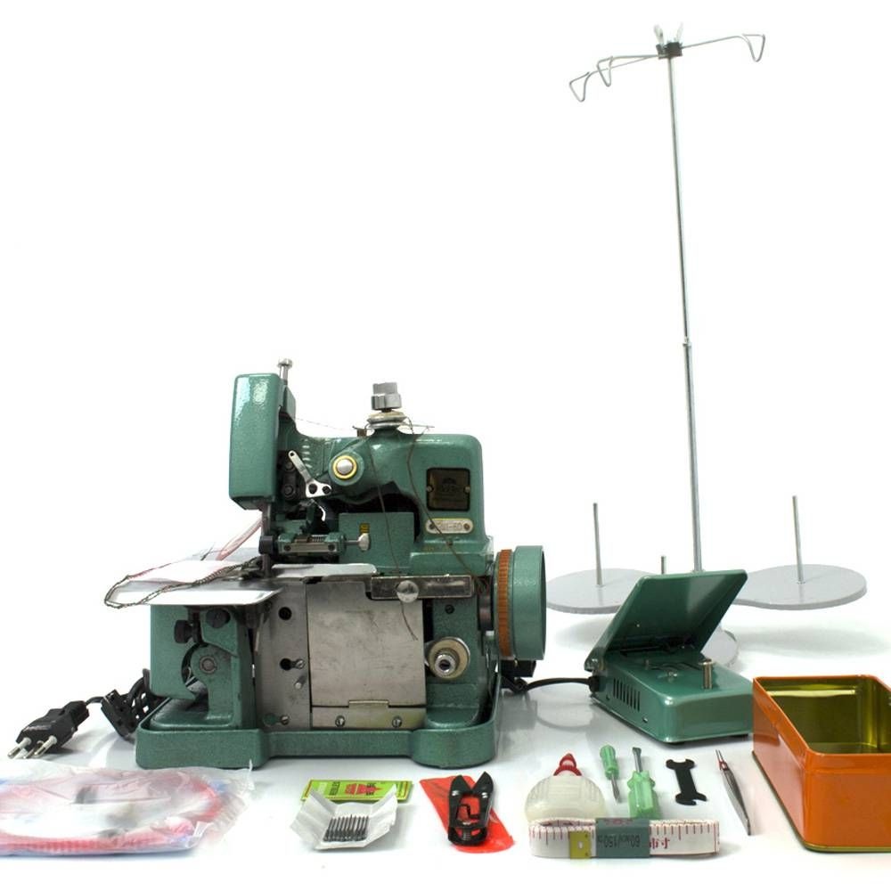 Máquina De Costura Overlock (Overloque) Semi-Industrial Portatil, 3000rpm, costura e corta no final TOP