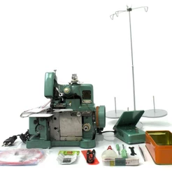 Máquina De Costura Overlock (Overloque) Semi-Industrial Portatil, 3000rpm, costura e corta no final TOP