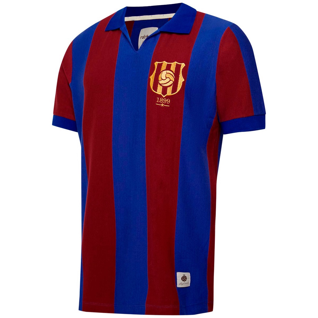 Camisa Polo Barcelona Retrô 1899 Masculina Oficial