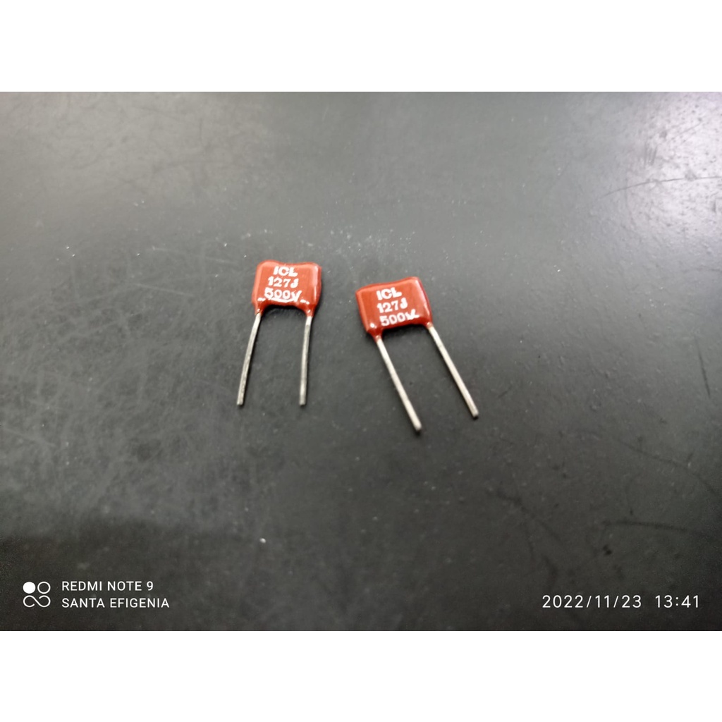4x Capacitor Mica Prata 127pf/500v 5% Cm2 Icl