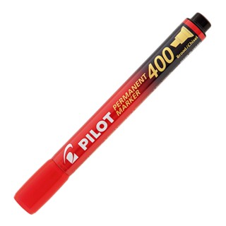Pincel permanente marker SCA-400 Vermelho ponta chanfrada Pilot