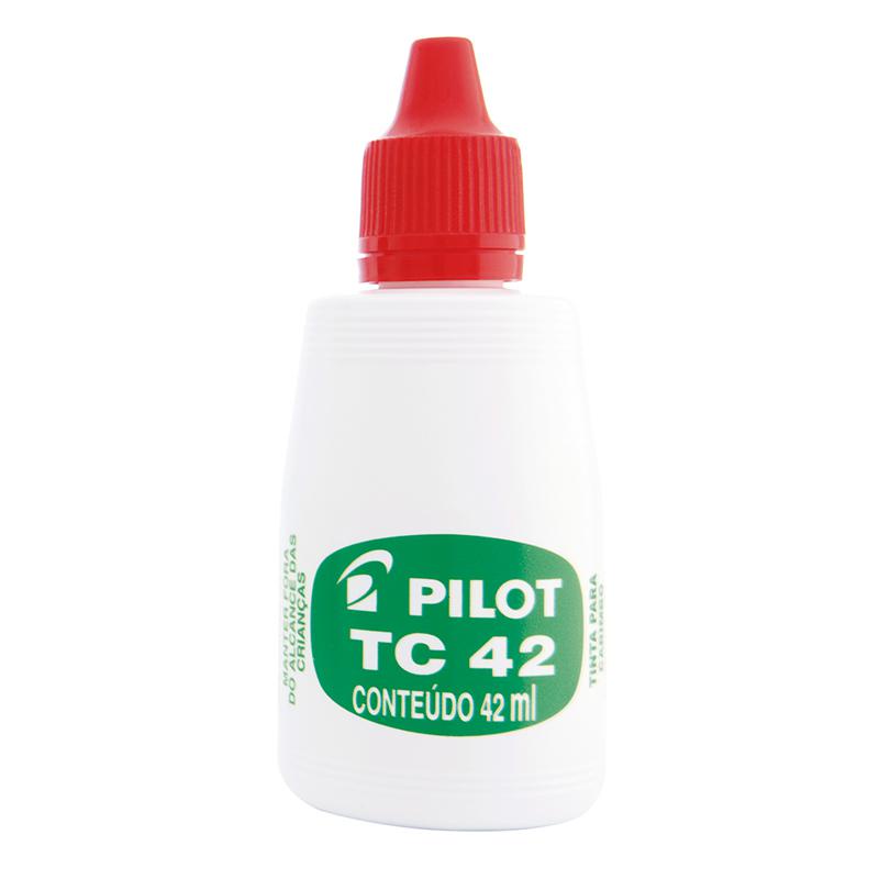 Tinta para carimbo 42ml Vermelha Pilot - Stationery