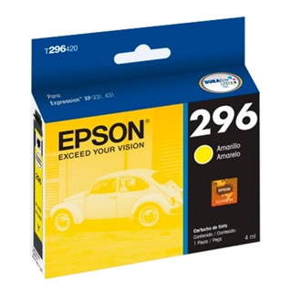 Cartucho Epson (296) T296420 amarelo 250 páginas em Oferta na Shopee