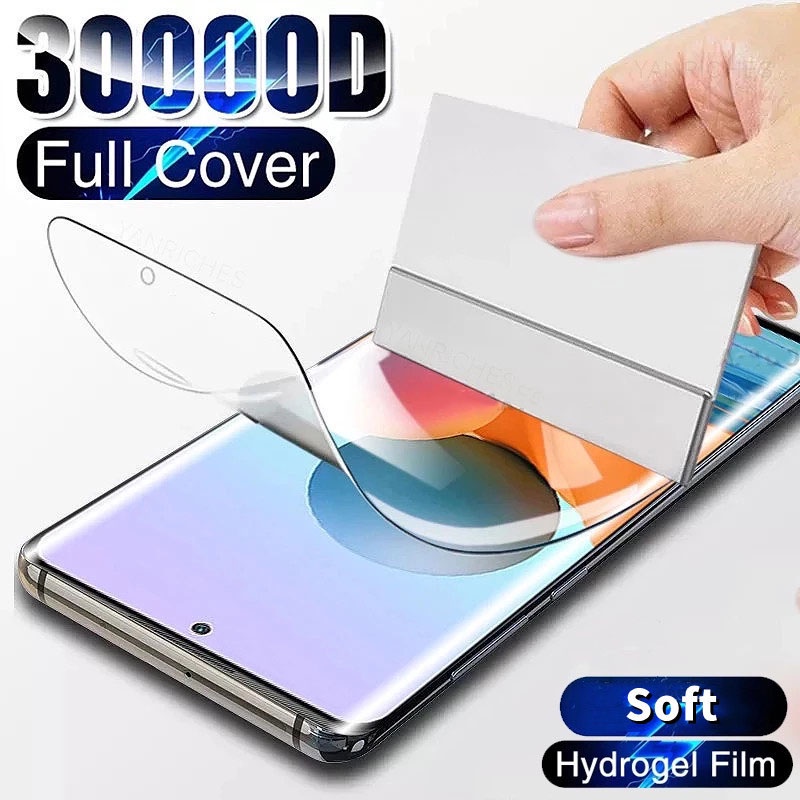 Película 9D 3D Nano Cerâmica Inquebravel Anti Shock HD Full Cover Xiaomi Mi 12C 9T 10T 11T 12T 11 Lite Poco F2 F3 F4 X3 X4 X5 M3 M4 Pro 5G Redmi Note 7 8 9S 10 10S 10C 11S 12 9A 9C