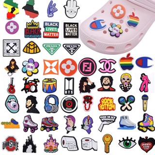 Crocs Jibbitz Pendant Button Pins Logotipo Do Sapatos De Bricolage Botão De Encanto