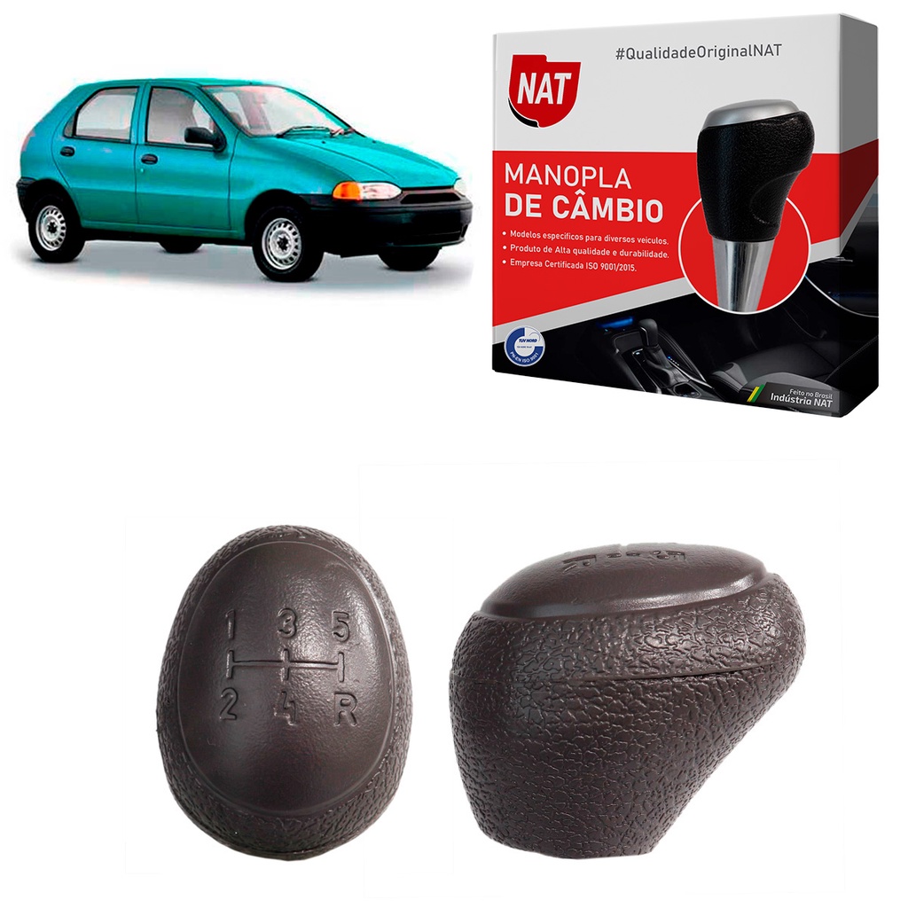 Manopla de Câmbio Fiat Palio EDX Ano 1996 Até 2000 em Oferta na Shopee