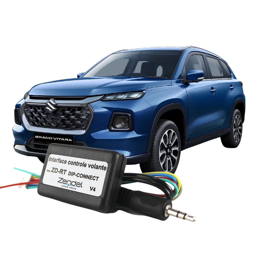 Interface Volante Grand Vitara 2007 A 2016 Pioneer Positron Central Controle de Som no Volante do Veículo