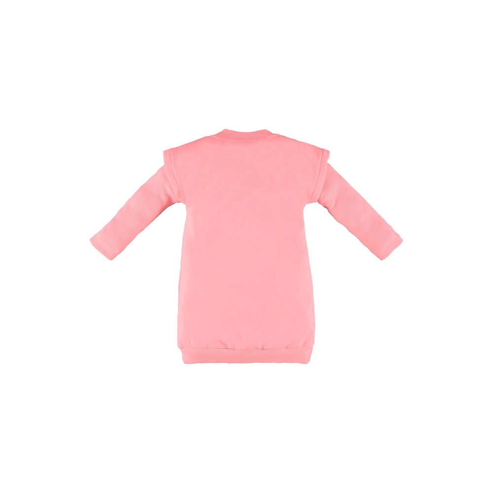 Conjunto Infantil para Meninas com Vestido em Moletom e Blusa em Ribana Up Baby · foto 2