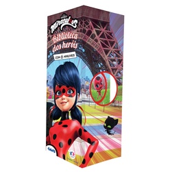 LIVRO INFANTIL LADYBUG - BIBLIOTECA DOS HERÓIS BOX TORRE