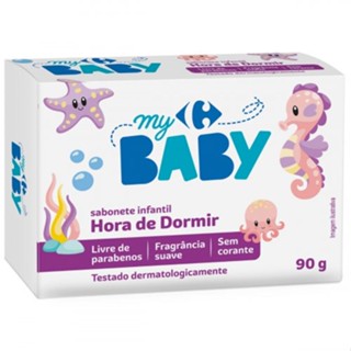 Sabonete em Barra Infantil Carrefour My Baby Hora de Dormir 90 g