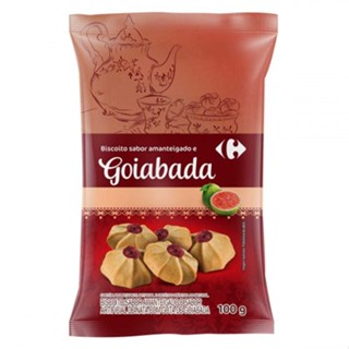 Biscoito Amanteigado Nata e Goiabada Carrefour 100g