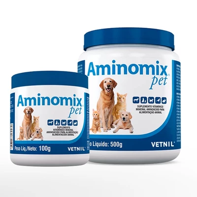 Aminomix Pet Vetnil Suplemento Vitamínico - 500 g
