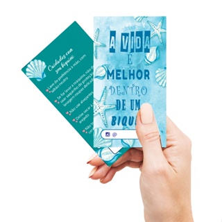 Tag Biquini Moda Praia 100 Unid | Variações em Oferta na Shopee