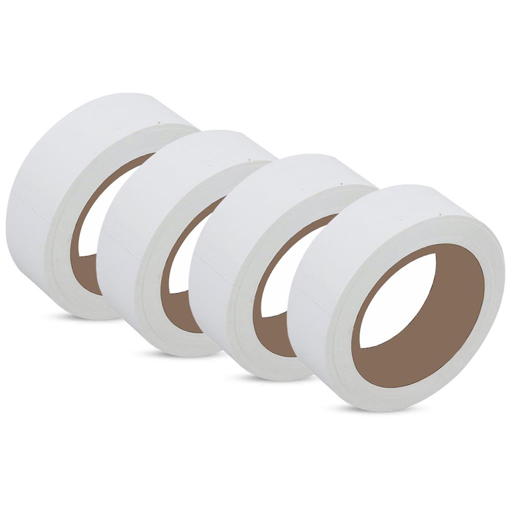Kit 4 Fitas Isolantes Imperial Branca 18mmx10m 750v 3M