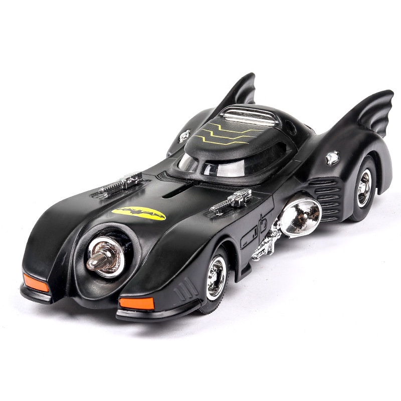 1 : 38 Batman Batmóvel Liga Modelo Luz E Efeito Som Diecast Para Meninos Presente De Aniversário Crianças Brinquedos Col