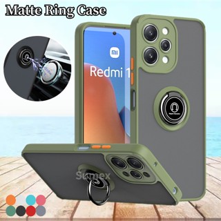 Para Redmi 12 4G 2023 Redmi12 5G Suporte Da Caixa Do Telefone hp Xiaomi Redmy 12 12C 4G Tampa Traseira Fosca Pára-Choques À Prova De Choque Listras Macias Transparentes TPU Edge