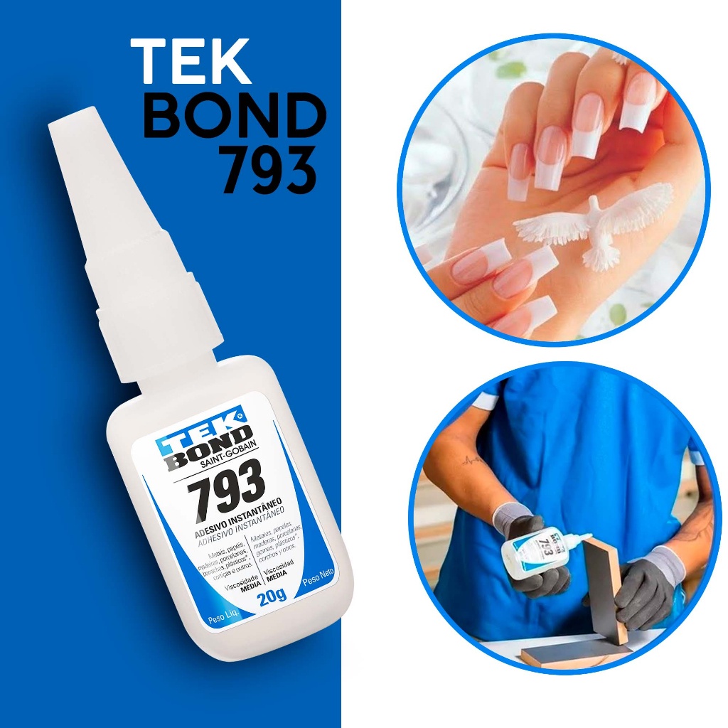 Cola Instantânea Tek Bond  Super Cola Tudo 793