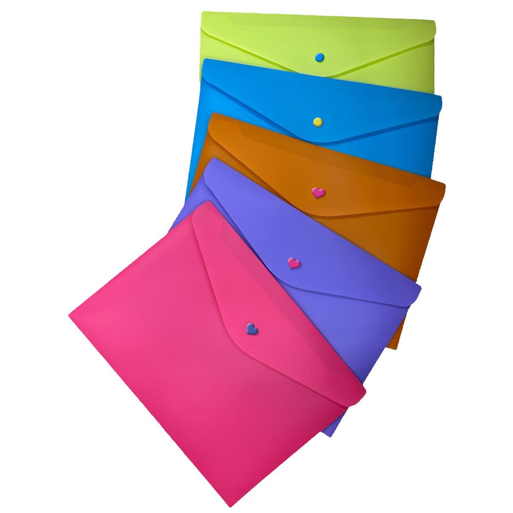 Pasta Botao A4 Full Colors em Oferta na Shopee