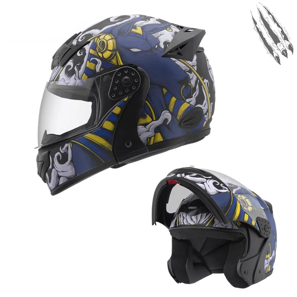 Capacete Robocop Escamoteavel Fechado Mixs Gladiator Anubis Pro Tork Envio Imediato Lancamento Unissex