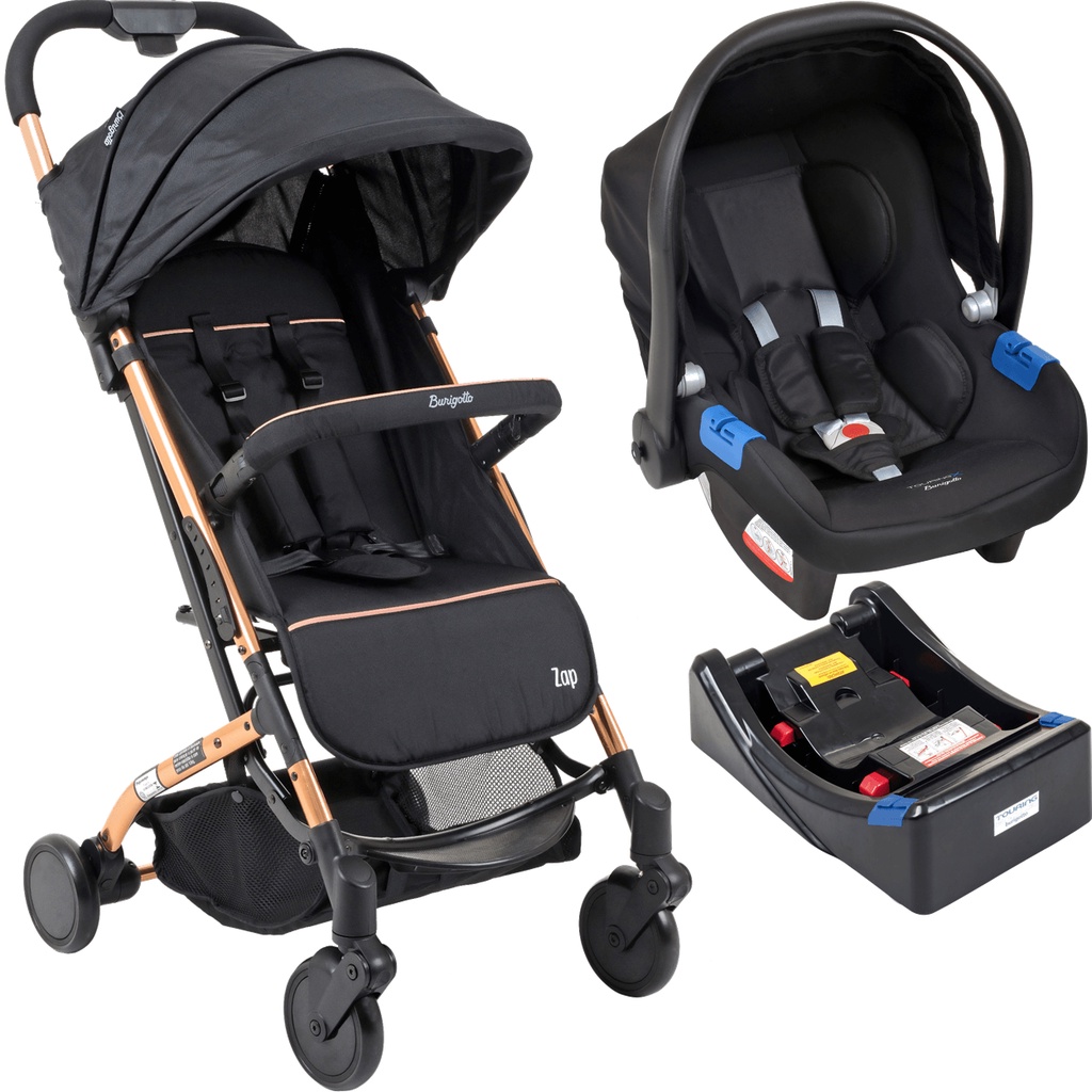 Carrinho de Bebe Bebe Conforto Base Burigotto Zap Metal Cobre em Oferta na Shopee