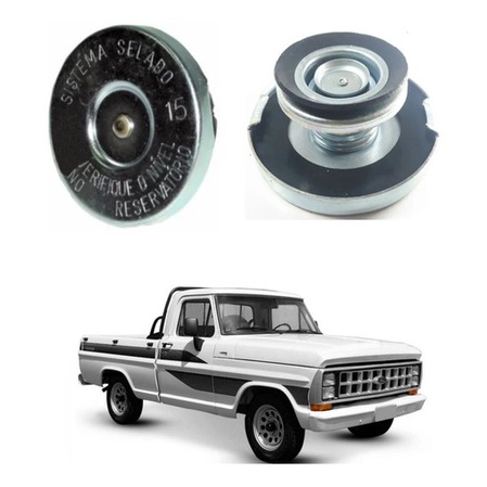 Tampa Radiador Selado F1000 E F4000 1993 A 1998 Mf18 em Oferta na Shopee