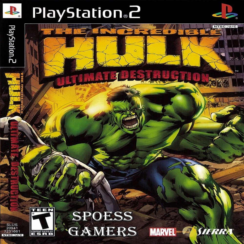 Jogo Ps 2 The Incredible Hulk Ultimate Destruction   Me