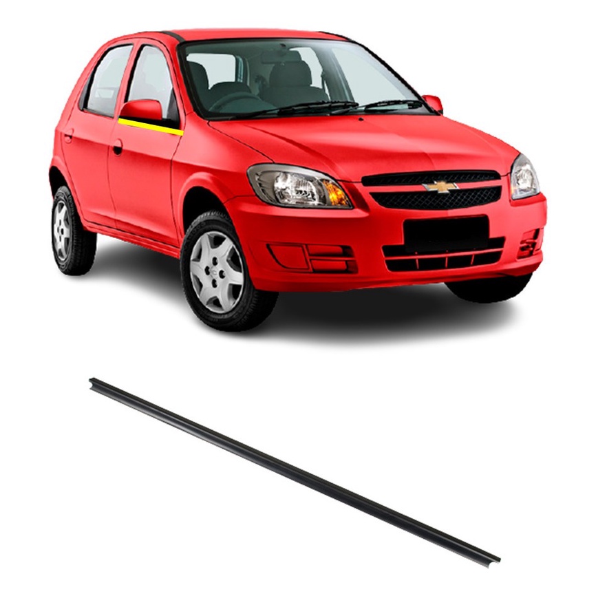 Borracha Pestana Externa Dianteira Celta 4 Portas Direito em Oferta na Shopee