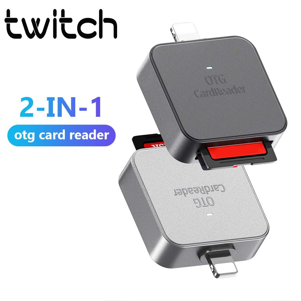 Witch Para Leitor De Cartões iPhone USB C A 2 Em 1 SD/TF Câmera OTG Adaptador De Memória Notebooks De Telefones Celulares