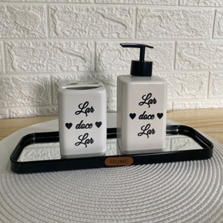Bandeja Espelhada Decorativa Lavabo Multiuso Home