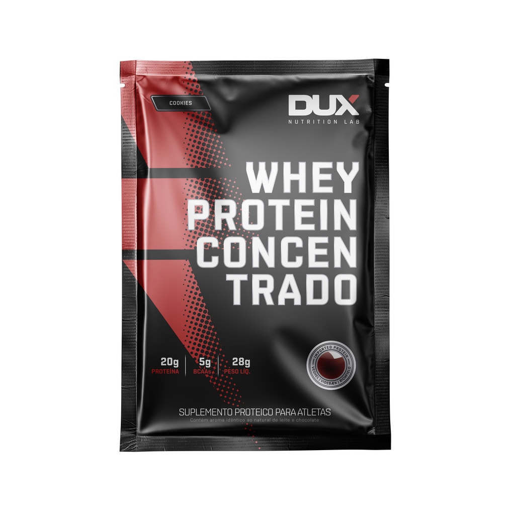 Suplemento em Pó Dux Nutrition  Whey Protein Concentrado Proteínas Em Sachê De 28g Vários Sabores