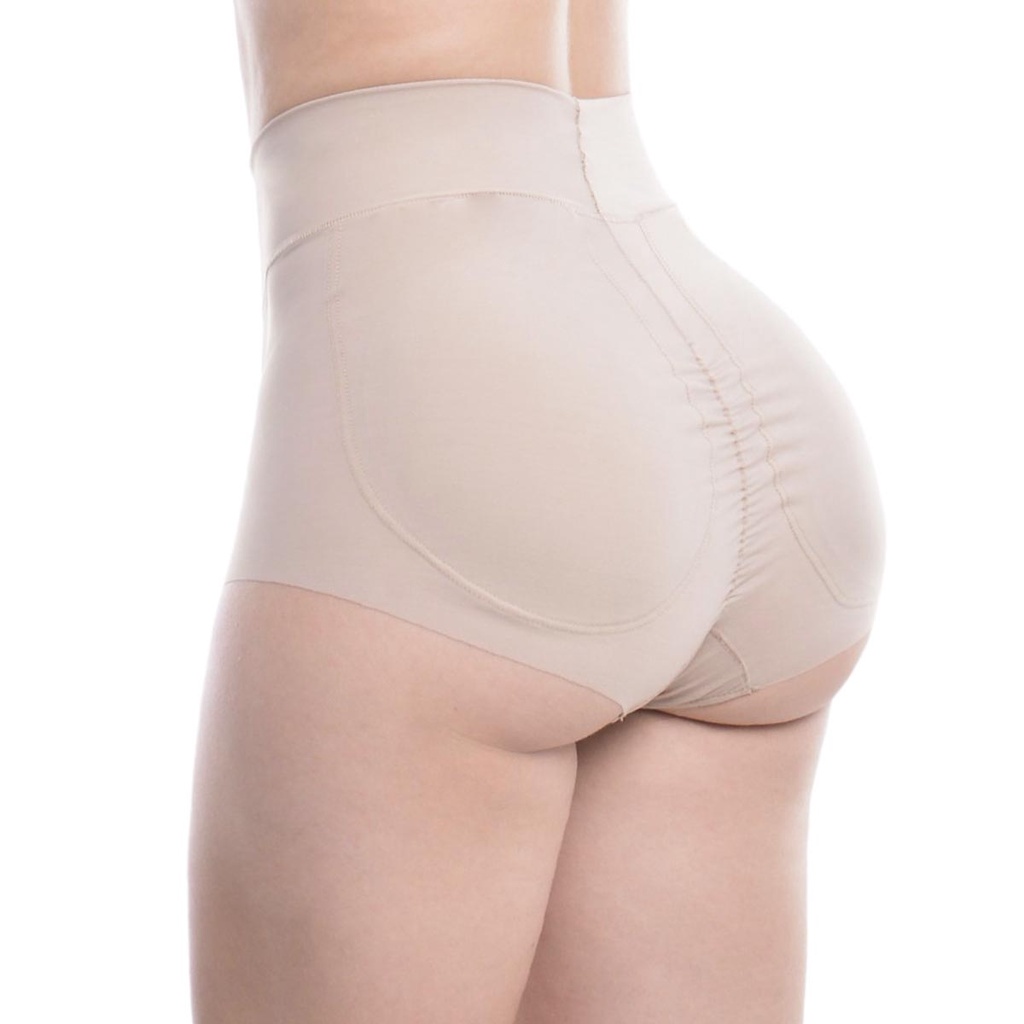Calcinha com enchimento aumenta o bumbum cintura alta Santa Passion em Oferta na Shopee