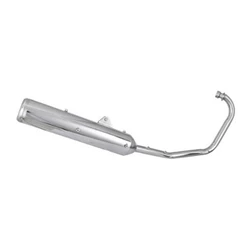 Escapamento Escape Moto Original Cromo Forte Ybr 2000 2001 2002 2003 2004 2005 2006 2007 2008 2009