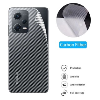 Para Xiaomi Redmi Note 12 4G Película Protetora De Fibra De Carbono Para Redmi Note 12 11 Pro Plus + 5G 10 9 Max 9S 10S 11S Prime 10C 12C 10A Adesivo Protetor De Tela Traseira De Filme