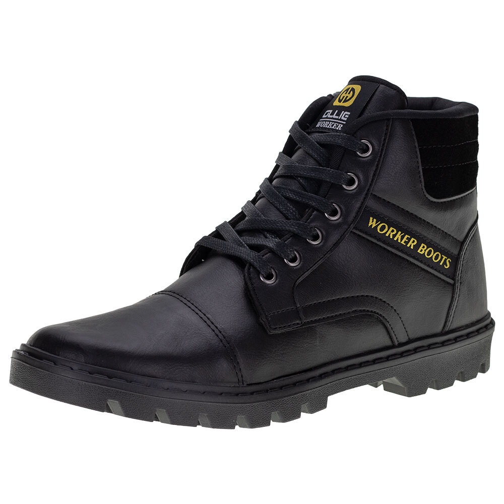 Bota Masculina Coturno Worker Ollie - 413 em Oferta na Shopee