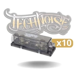 Kit 10 Porta Fusível Technoise Dynamic P/ Fusível Faca ANL