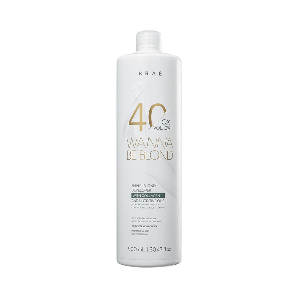 Braé Wanna Be Blond Emulsão Oxidante 40 Vol 900ml - Beauty
