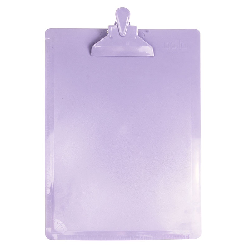 Prancheta ofício Linho Serena lilás pastel 3006.LP Dello - Stationery