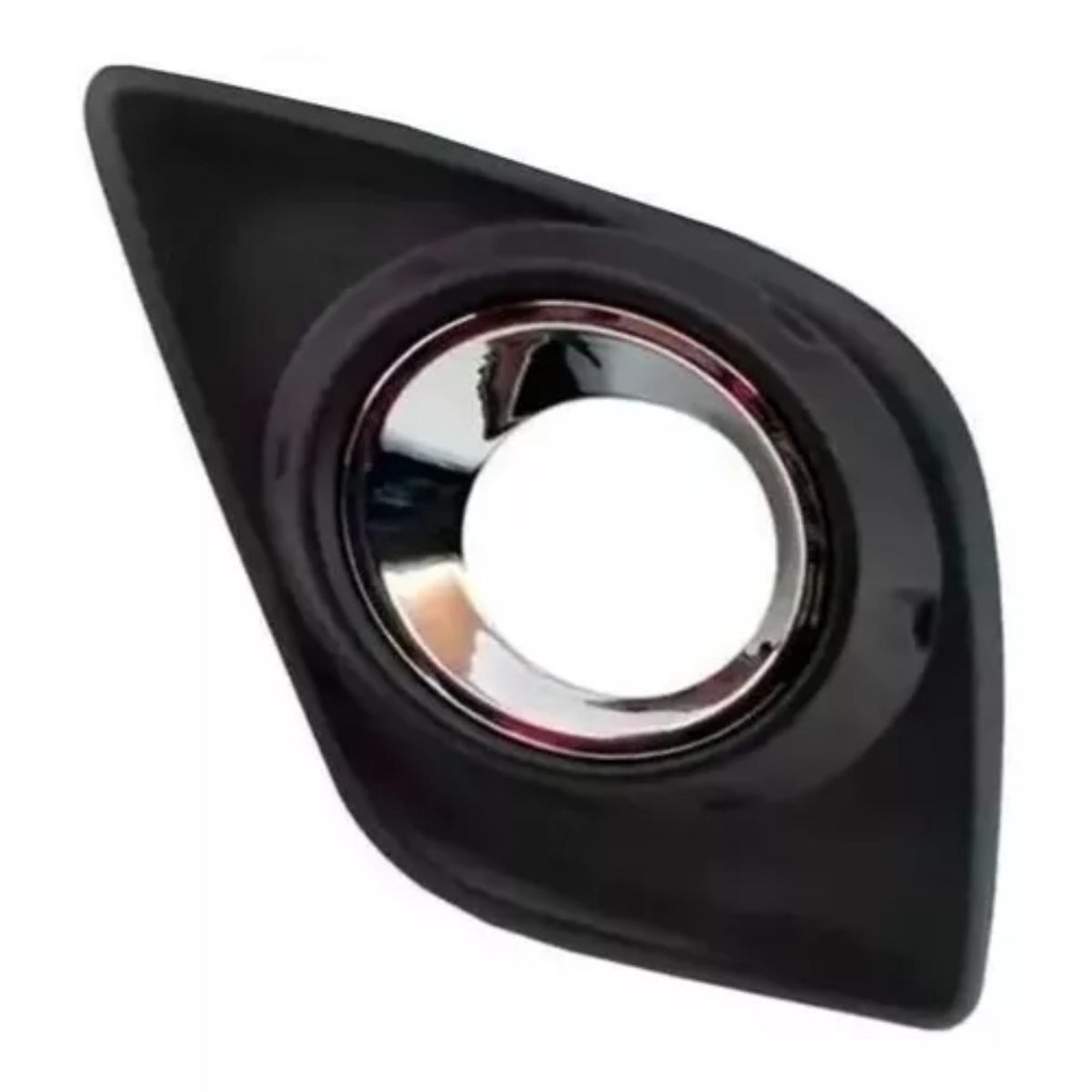 Grade Moldura Farol Milha Hilux 2016 2017 2018 Lado Do Motorista Aro Cromado