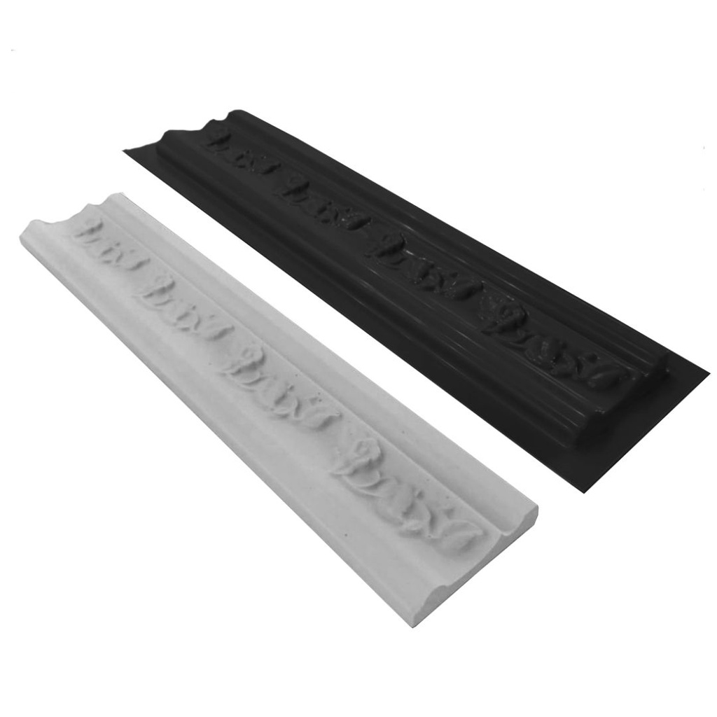 Forma Para Moldura Rodateto Rodapé Em Gesso e Cimento - Mo08
