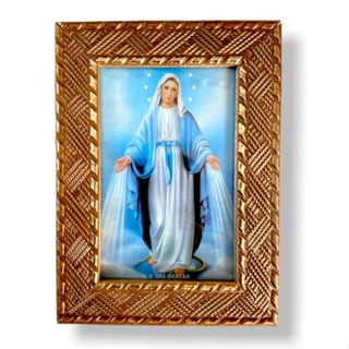 Quadro Nossa Senhora das Graças Pequeno Com Vidro 20x15 em Oferta na Shopee