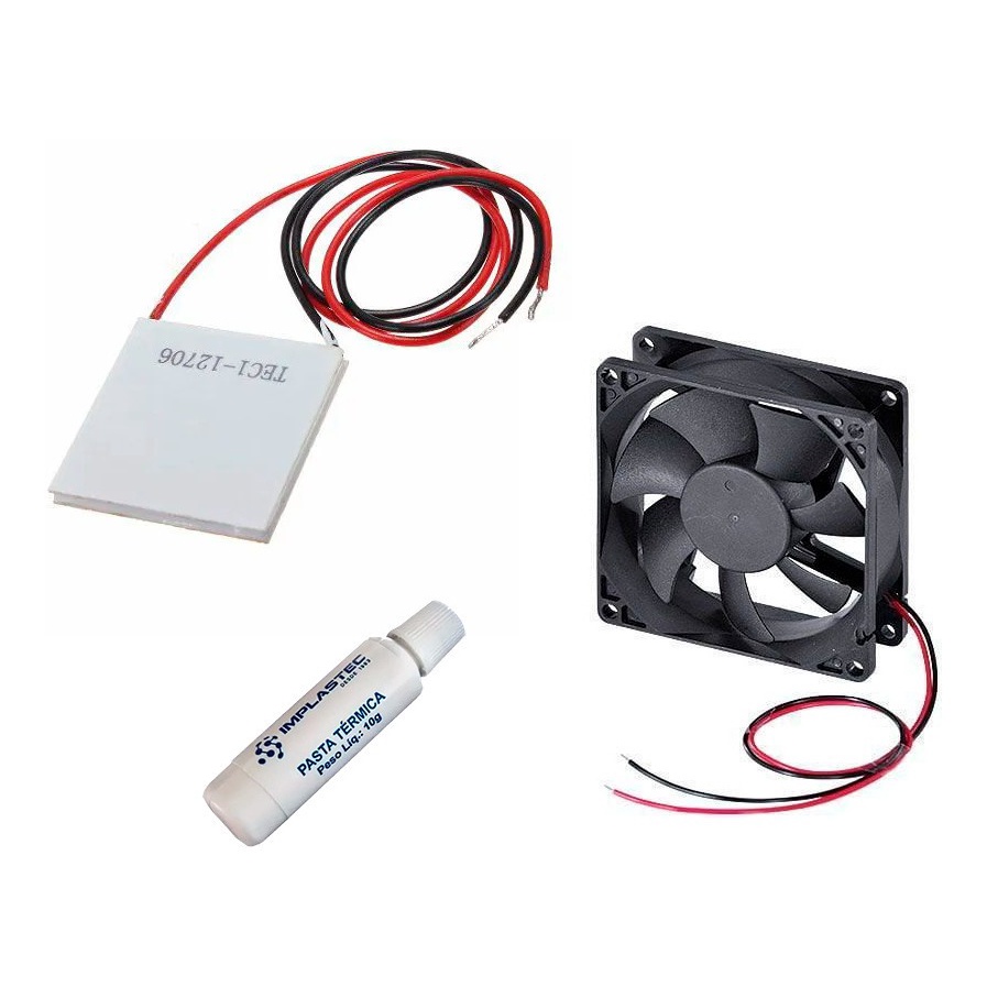 Ventilador Cooler+placa Peltier+pasta Bebedouro Electrolux