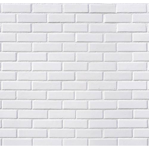 Papel De Parede Tijolo Branco Tijolinho Branco Acinzentado