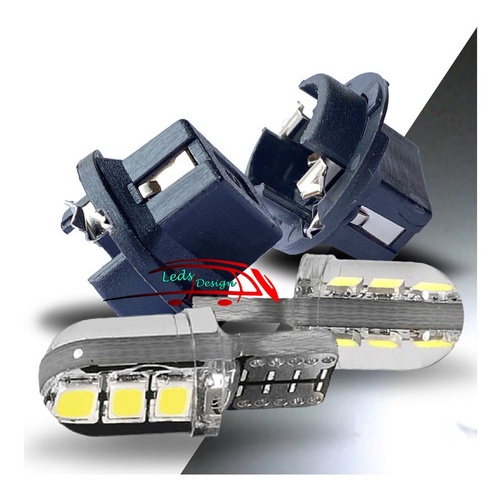 2 Lâmpada E Soquete Led Painel Branco Opala 2.5 4.1
